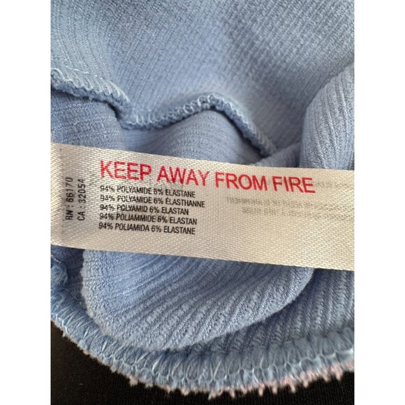 Urban Outfitters Out From Under Go For Gold Seamless Top in Blue Womens Size XS - Picture 7 of 8